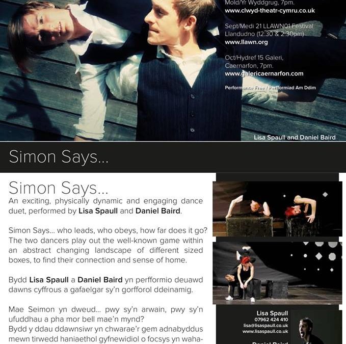 Simon Says Autumn 2013 Tour